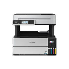 Epson EcoTank ET-5180 WIRELESS ALL-IN-ONE Color Inkjet PRINTER for Home Office, Print Scan Copy Fax, Auto 2-Sided Printing, White