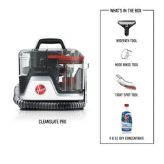 Hoover CleanSlate Portable Carpet and Upholstery Pet Spot Cleaner, FH14010, 1 Count, New