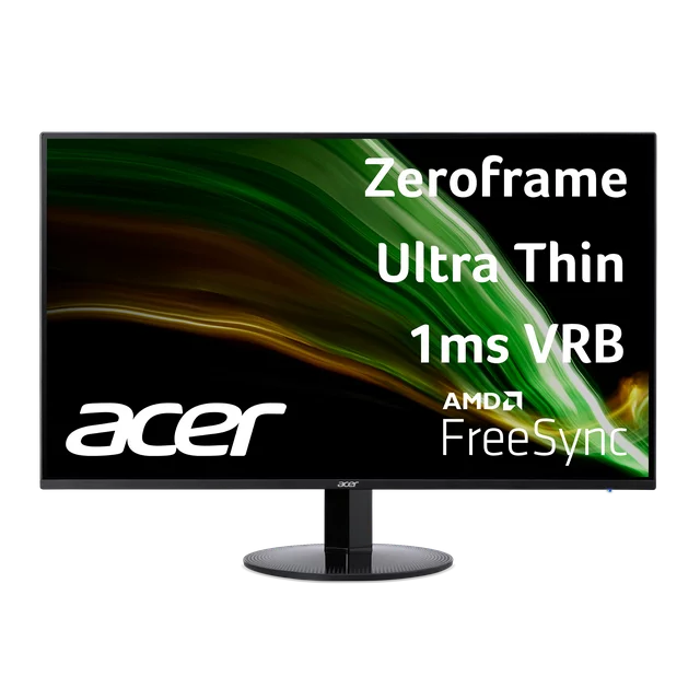 Acer 23.8” Full HD (1920 x 1080) Ultra-Thin IPS Monitor, 75Hz, 1ms VRB, SA241Y Bi, Acer Visioncare