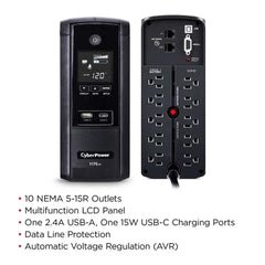 CyberPower S175UC 1175VA Battery Backup with Surge Protection