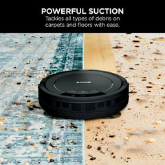 Shark ION Robot Vacuum, Wi-Fi Connected, Works with Google Assistant, Multi-Surface Cleaning, Carpets, Hard Floors, Black