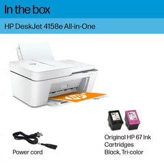 HP DeskJet 4158e All-in-One Wireless Color Inkjet Printer – 6 months free Instant Ink with HP+