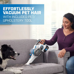 HART 20-Volt Cordless Stick Vacuum with Brushless Motor Technology, (1) 4.0Ah Lithium-Ion Battery (2x power)