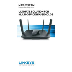 Linksys EA8100 4x4 MU-MIMO Dual-Band Gigabit Router with USB 3.0 and eSATA