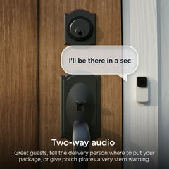 Roku Smart Home Video Doorbell & Chime SE (Wired)(1-Pack) with Motion & Sound Detection - Voice Controlled