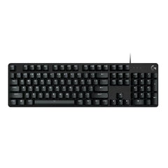 Logitech G413 SE Full-Size Corded Gaming Keyboard, PBT Keycaps, Tactile Mechanical Switches, Black Aluminum