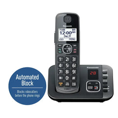 Panasonic 3-Handset Expandable Cordless Phone System with Answering System - KX-TG3833M