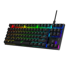 HyperX Alloy Origins Core - Tenkeyless Mechanical Gaming Keyboard, Software Controlled Light & Macro Customization, Compact Form Factor, RGB LED Backlit, Tactile HyperX Aqua Switch