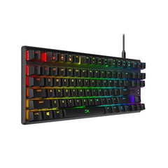 HyperX Alloy Origins Core - Tenkeyless Mechanical Gaming Keyboard, Software Controlled Light & Macro Customization, Compact Form Factor, RGB LED Backlit, Tactile HyperX Aqua Switch