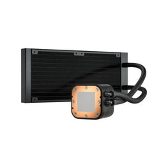 CORSAIR iCUE H100i RGB ELITE - Processor liquid cooling system - Radiator Size: 240 mm - (for: LGA1156, LGA1155, LGA2011, LGA1150, LGA2011-3, LGA1151, AM4, LGA2066, sTRX4, LGA1200, LGA1700) - 120 mm