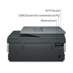 (New - Open Box) HP OfficeJet 8022e All-in-One Wireless Color Inkjet Printer - 6 Months Free Instant Ink with HP+