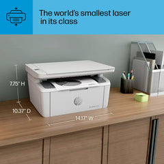 HP LaserJet MFP M139we Wireless Black & White Laser Printer with 6 Months of Instant Ink included with HP+