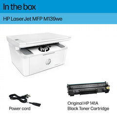 HP LaserJet MFP M139we Wireless Black & White Laser Printer with 6 Months of Instant Ink included with HP+