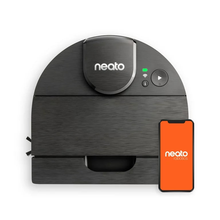 Neato D9 Intelligent Robot Vacuum Wi-Fi Connected with LIDAR Navigation in Black