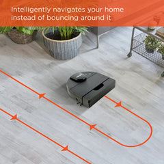 Neato D9 Intelligent Robot Vacuum Wi-Fi Connected with LIDAR Navigation in Black