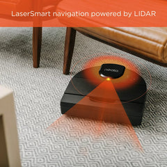 Neato D9 Intelligent Robot Vacuum Wi-Fi Connected with LIDAR Navigation in Black