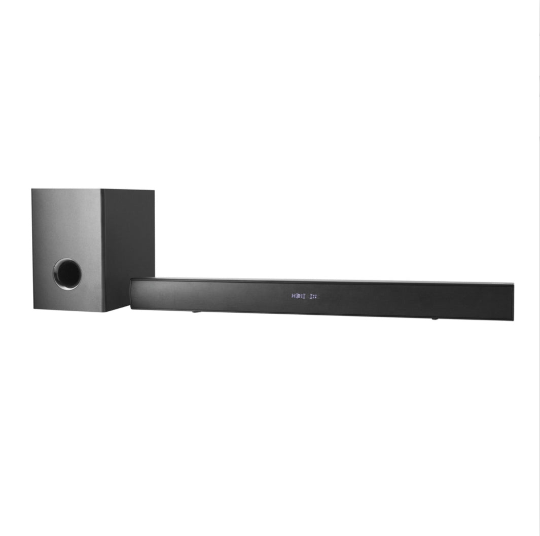 onn. 36'' 2.1 Soundbar with Wireless Subwoofer