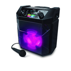 ION Audio Party Boom FX Portable Bluetooth Speaker with LED Lighting, Black, iPA101A