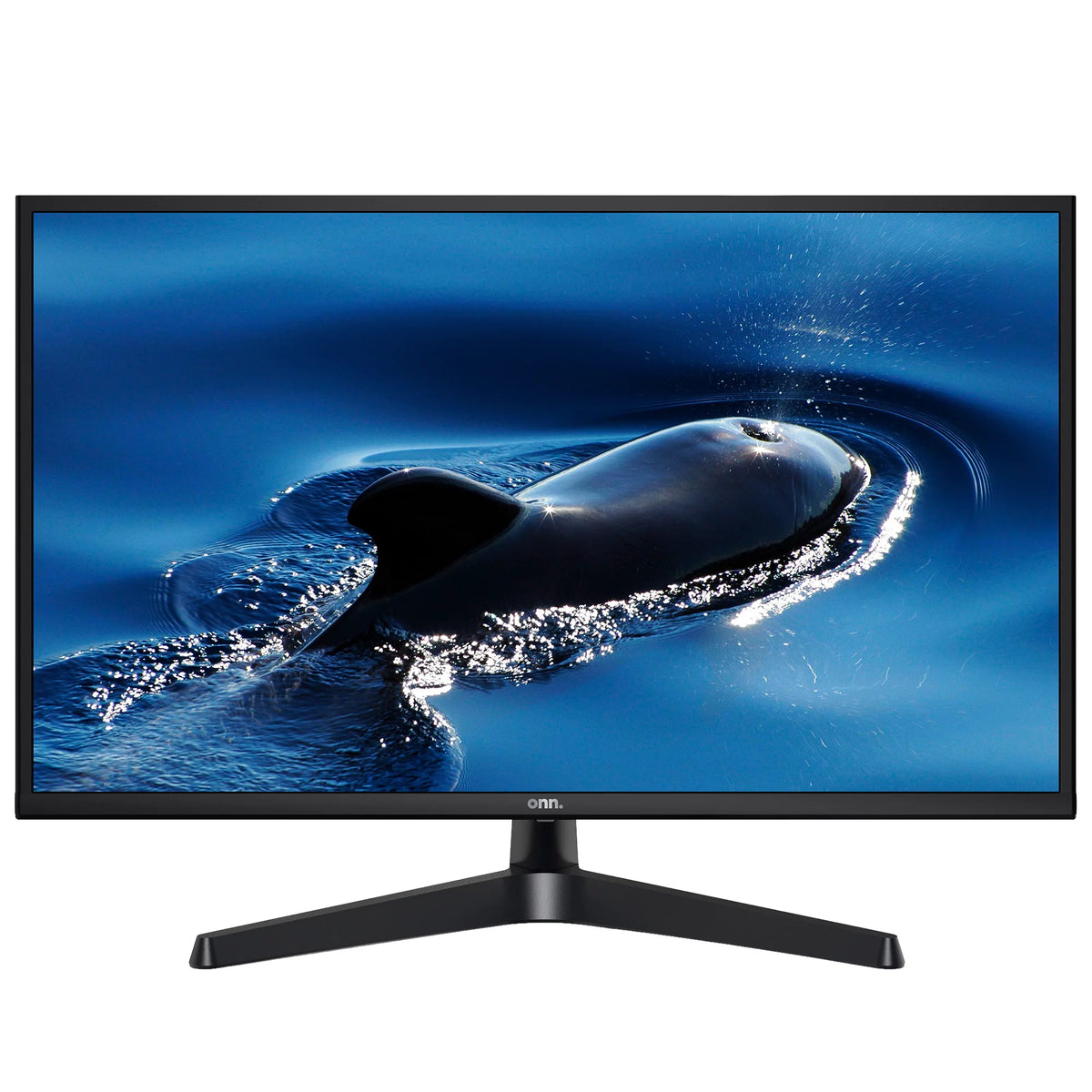 onn. 24" FHD (1920 x 1080p) 75hz Office Monitor with 6ft HDMI Cable, Black, New